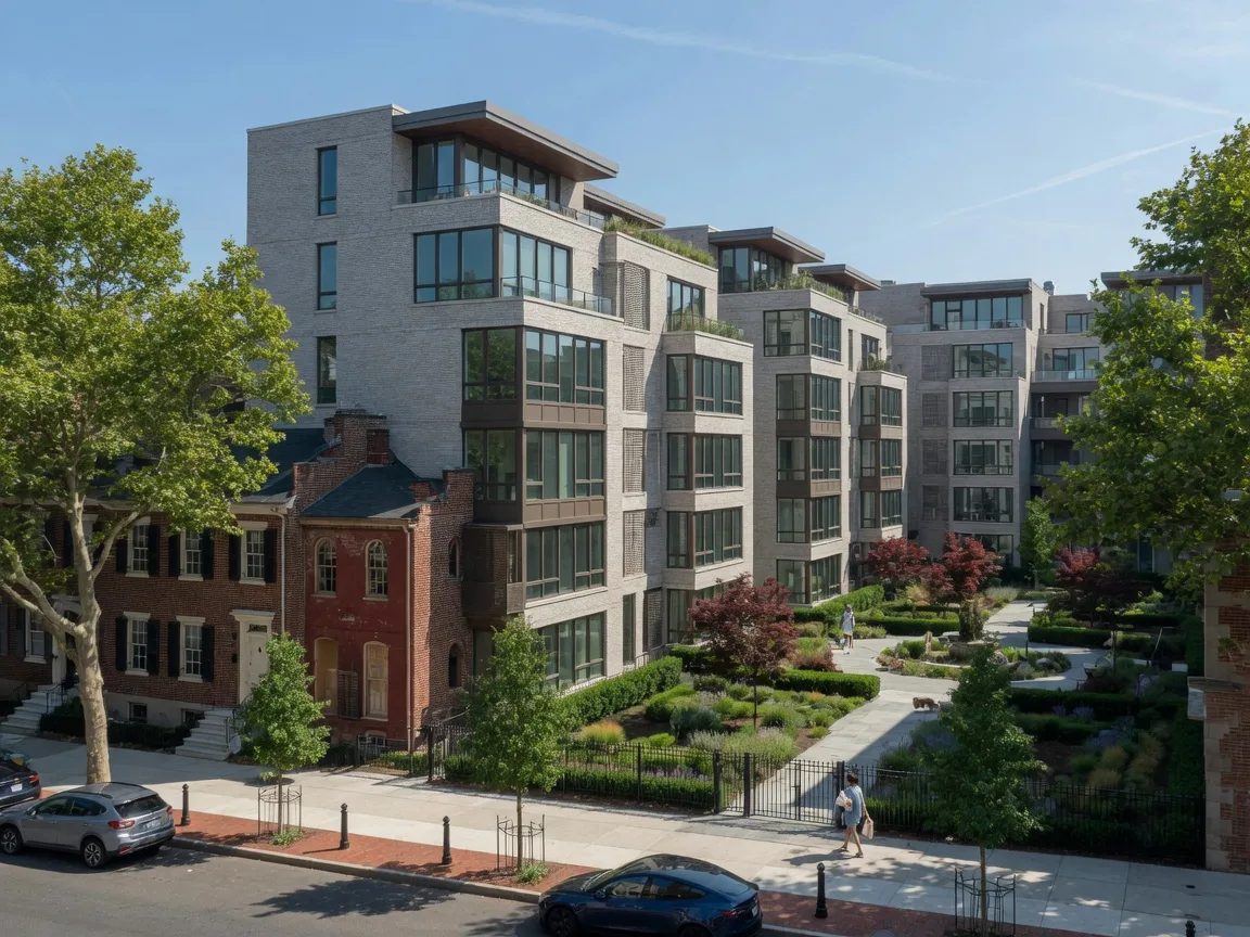 Luxury condominium development in Society Hill Philadelphia