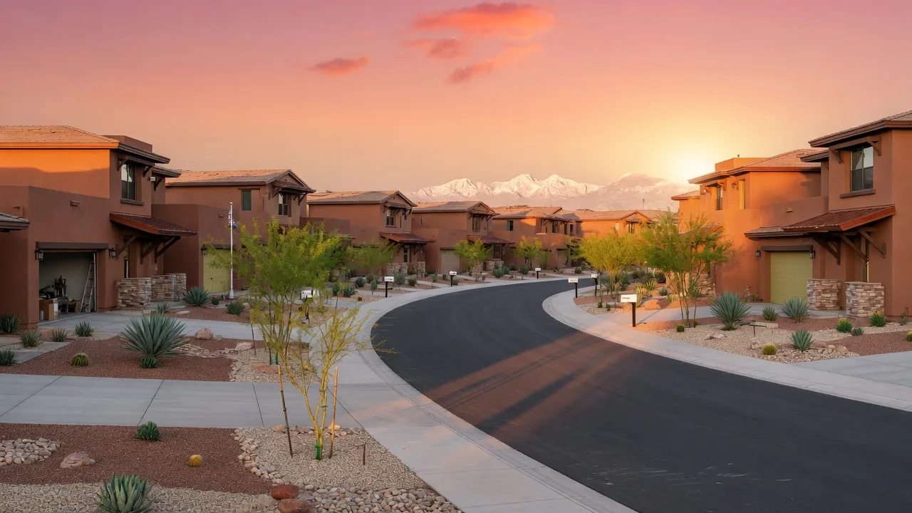 The Buckeye area at golden hour