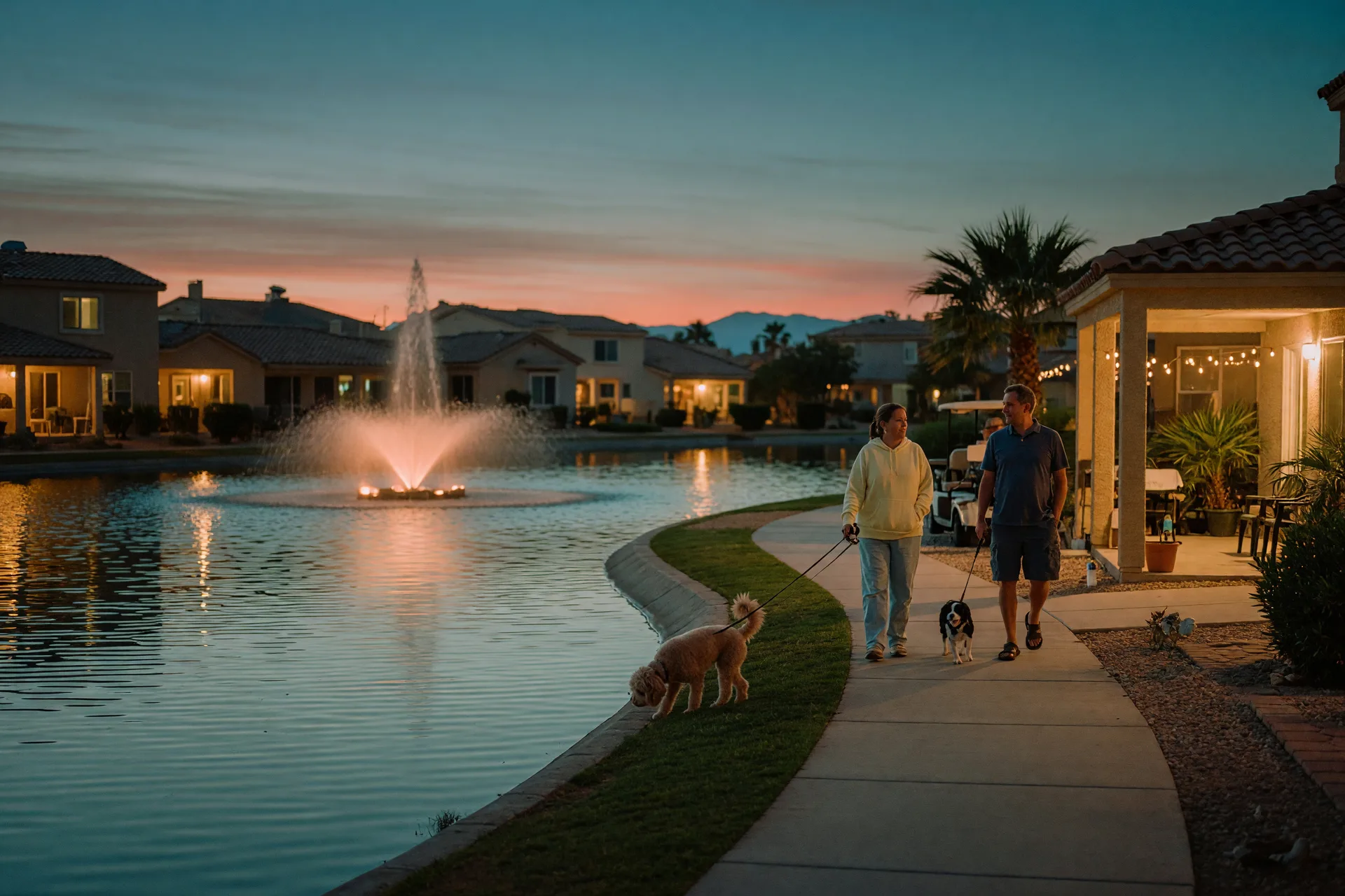 Desert Shores' Everyday Rhythm: Waterfront Evenings, Lakeside Walks, and Quiet Nights
