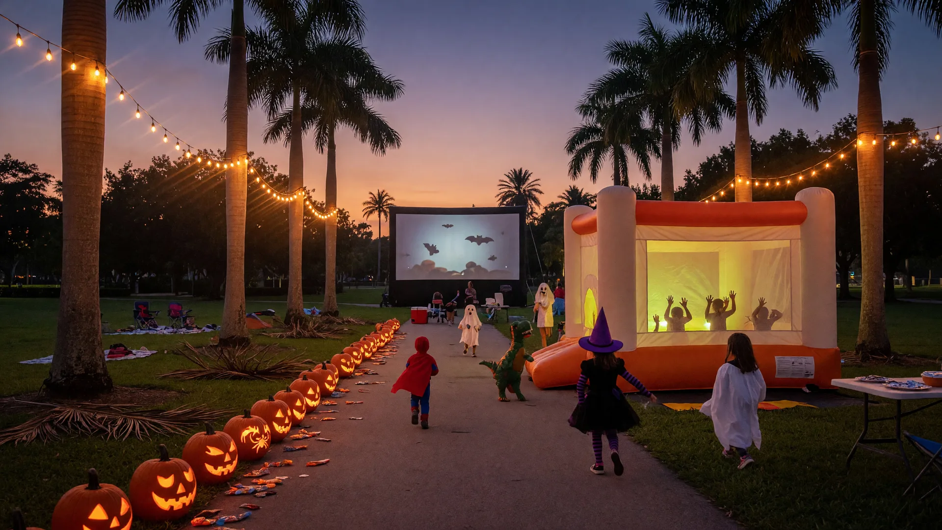 Header image for "Pinecrest Track or Treat Turns Evelyn Greer Park Into an Early Halloween"