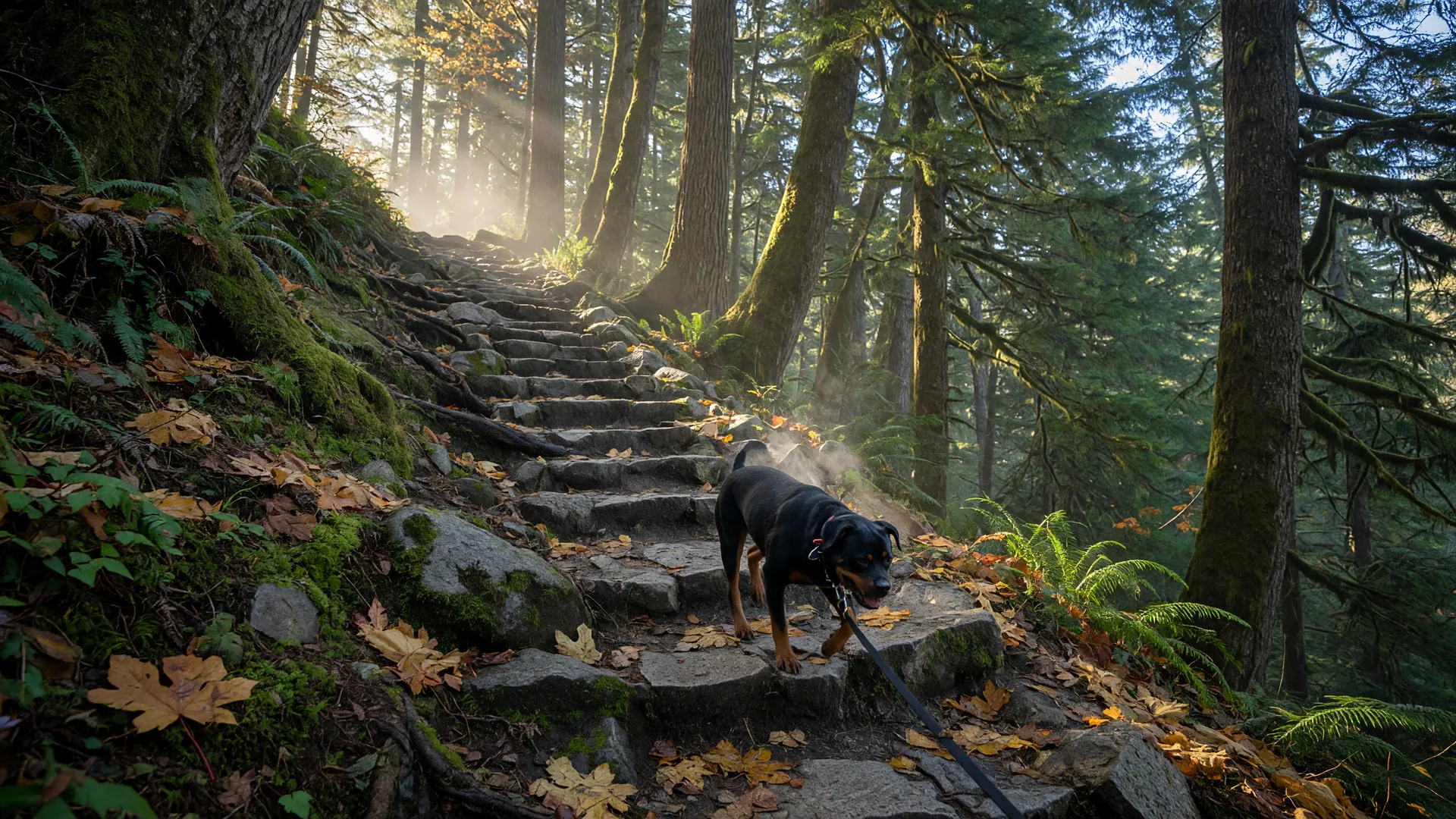 Can I Take My Dog to Mount Finlayson Near Langford?