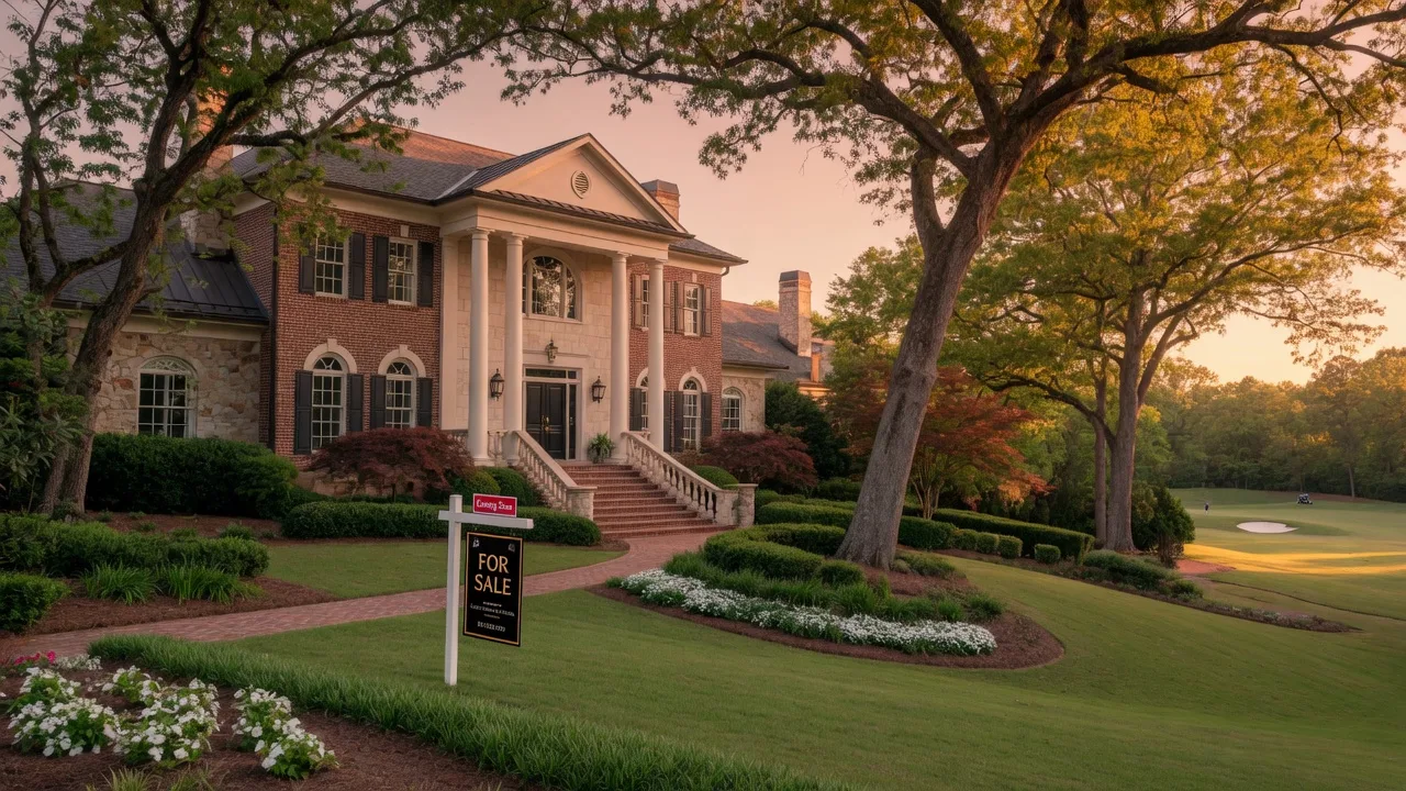 Apalachee Farms golf course community in Dacula Georgia