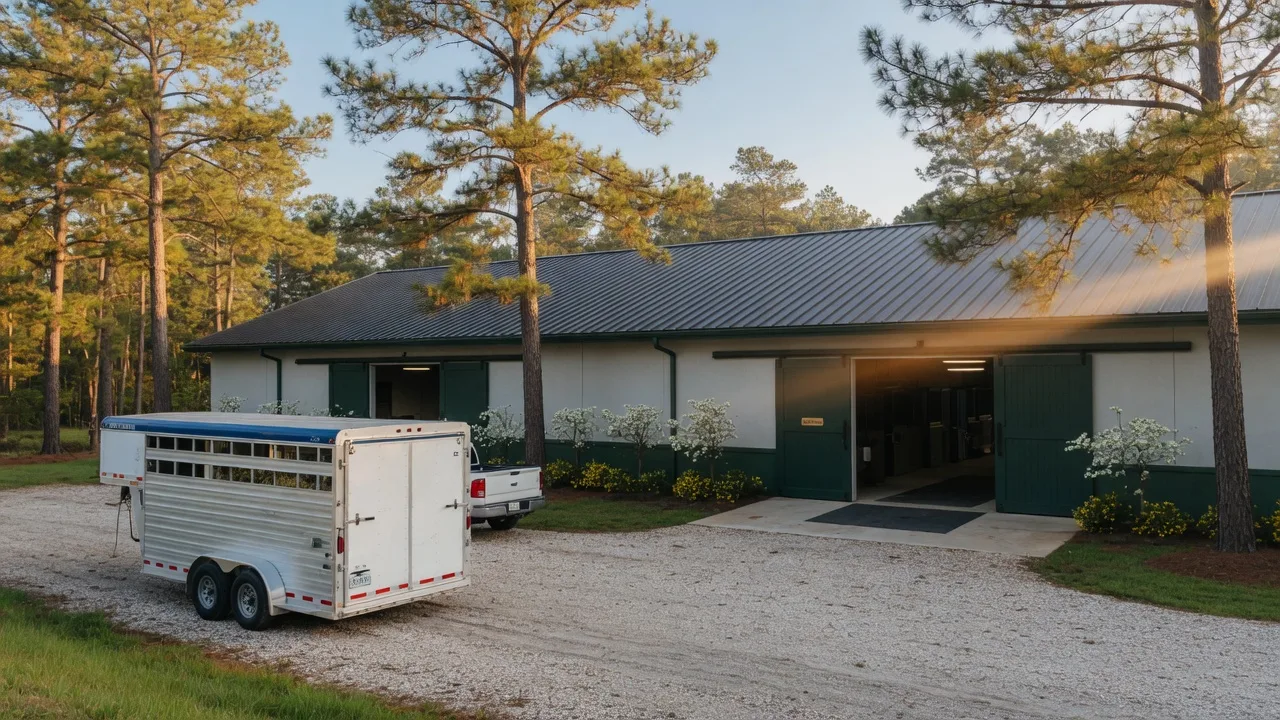 Photo: Equine Veterinary Services in Aiken, SC: A Complete Guide to Horse Health Care in the Sandhills — Aiken SC horse property