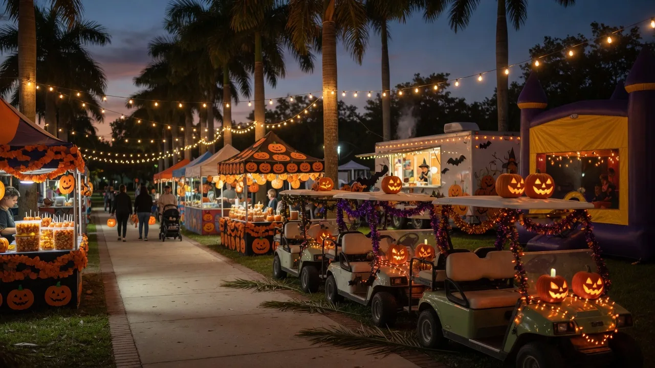 Header image for "The Cutler Bay Halloween Spooktacular Brings the Golf Cart Parade Back to the Park"