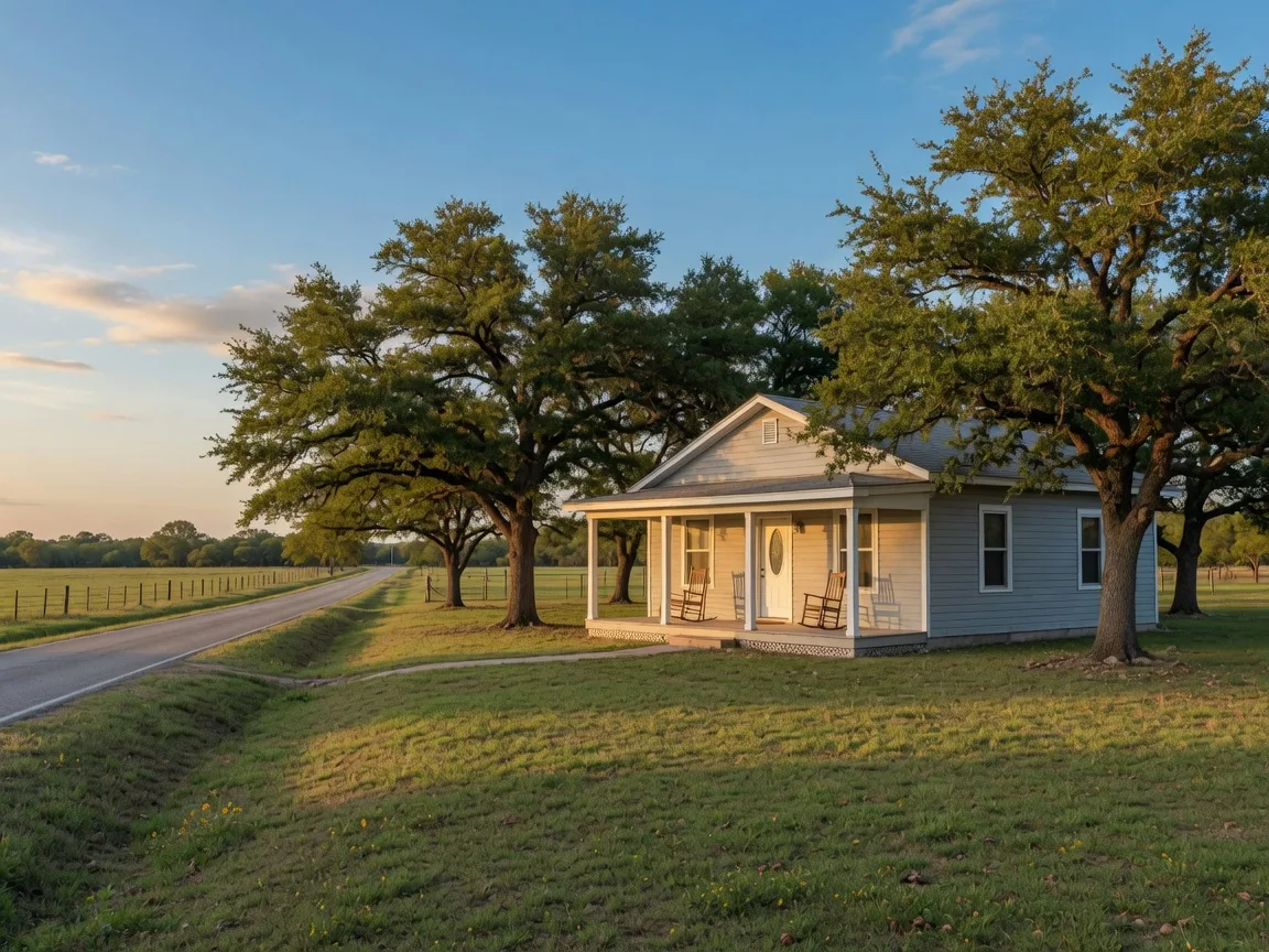 Single-story rural home with a covered front porch at 917 Goodwyn Rd, a Shannon Miles Group featured listing