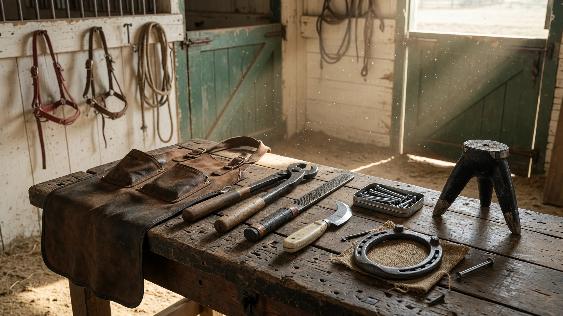Photo: Farrier Care on an Aiken Horse Property: Hoof Health, Sandy Soil, and Seasonal Shoeing in the Sandhills — Aiken SC horse property
