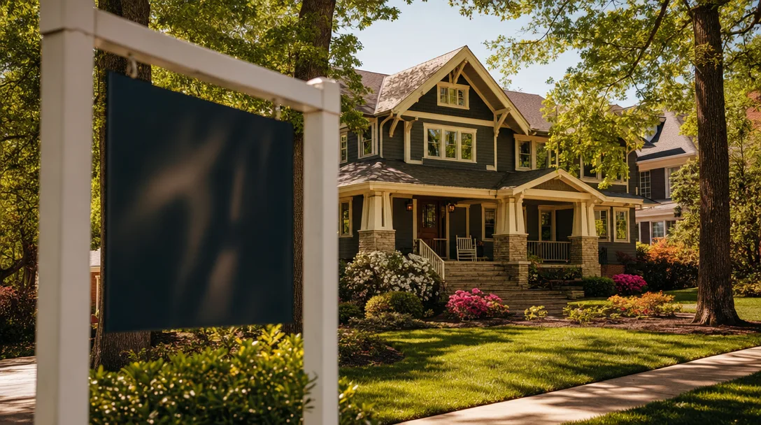For sale sign and charming home in Northwest Metro Atlanta, showcasing Team Haigh Realty's Concierge