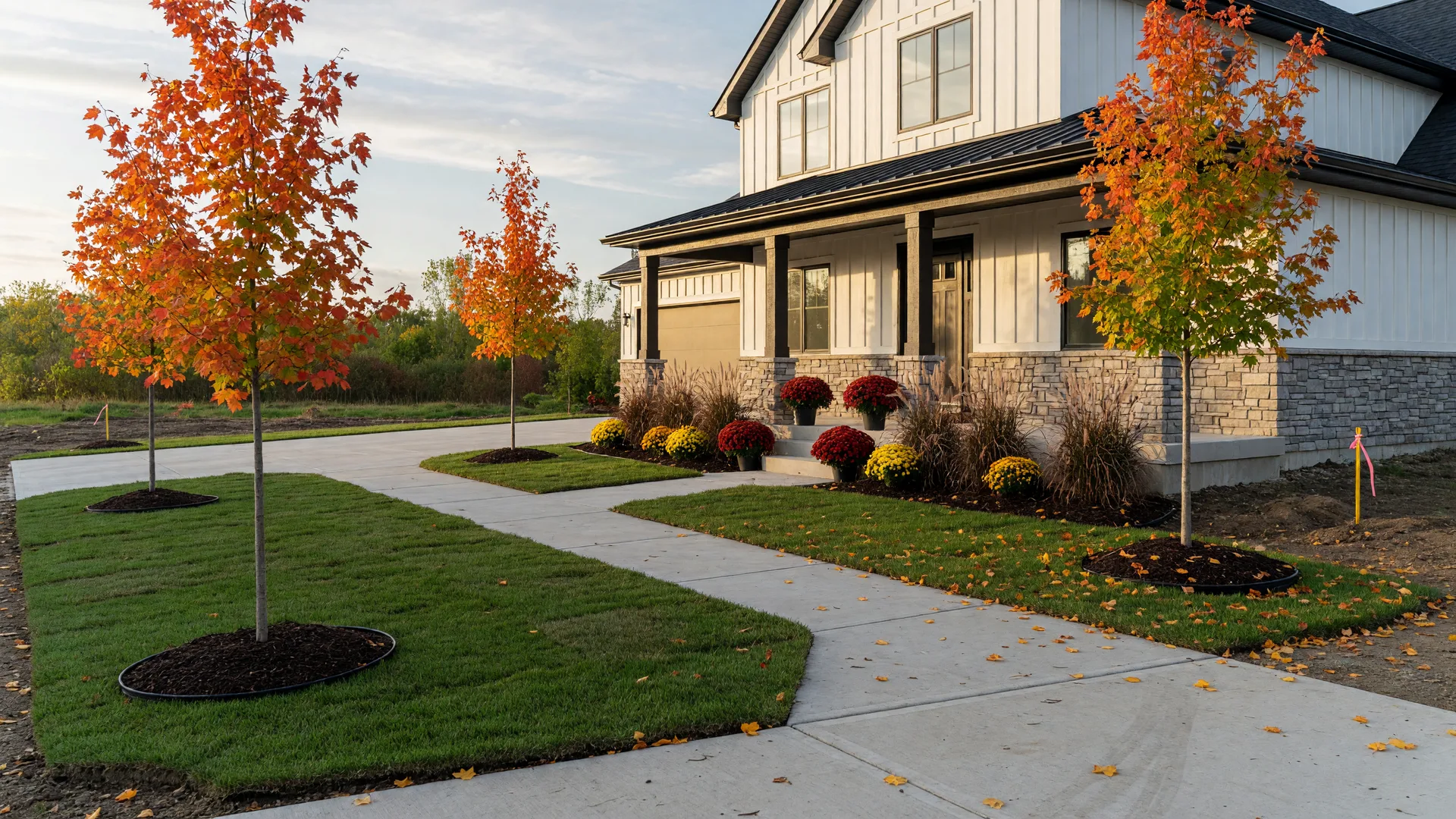 Fall Landscaping for New Homes in Michigan: A Checklist