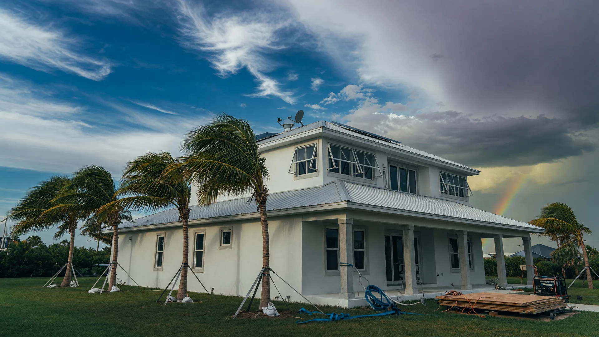 Hurricane prepared home on Florida's Gulf Coast