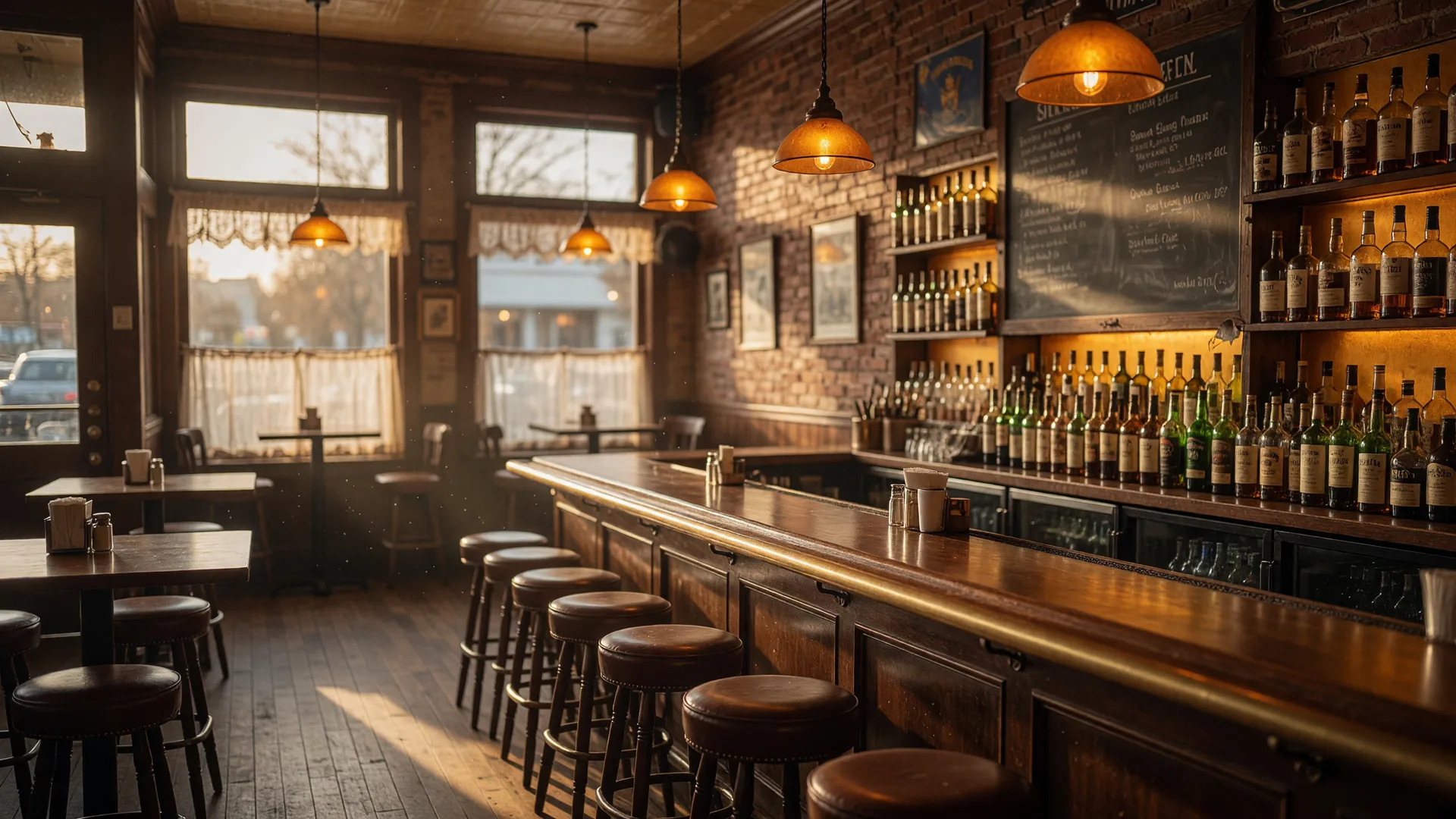 Interior of Johnny's Pour House in Flushing
