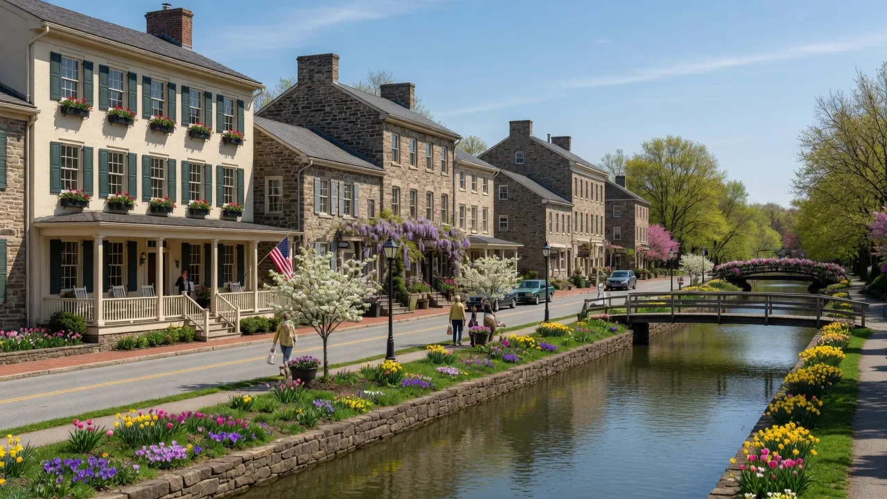 Yardley restaurants and shops