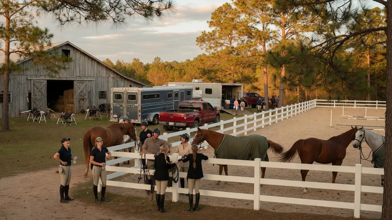 Photo: Building Your Equestrian Community in Aiken: Clubs, Organizations, and How to Get Connected — Aiken SC horse property