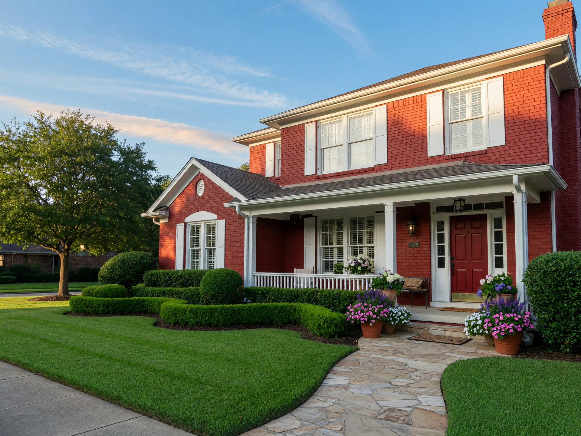 Beautifully presented home exterior that represents a professionally marketed listing