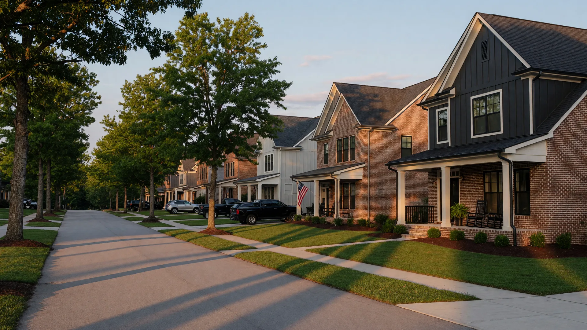 A quiet suburban street in South Warren, Bowling Green