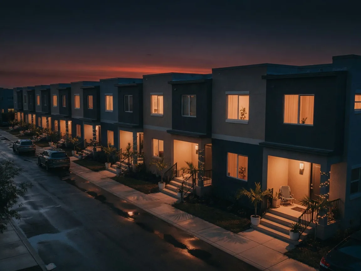 Citrus Ridge in Davenport, Florida at dusk