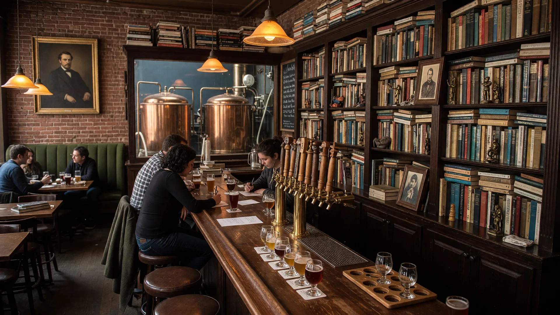 Crime and Punishment Brewing Company interior