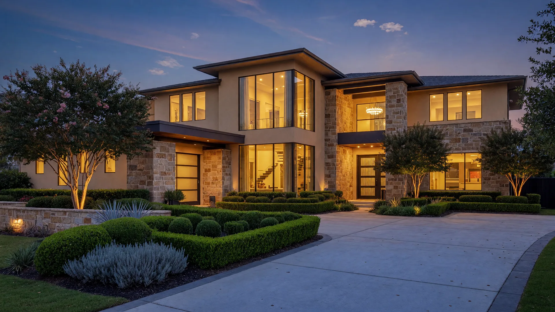 Newer luxury estates in Frisco