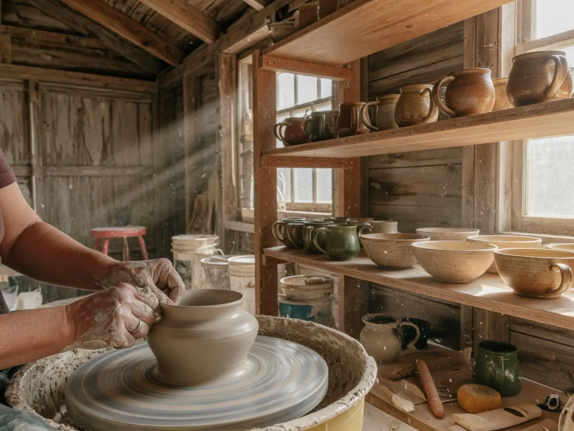 The verified Highway 197 loop from Clarkesville to Batesville: Georgia's oldest pottery shop, the homestead studio, the old general store, and honest notes on the road.