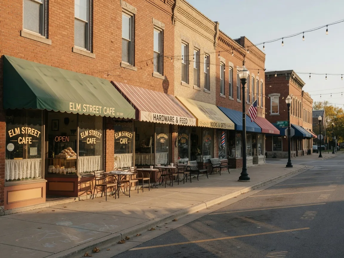 Metamora, Woodford County, a community near Peoria, Illinois