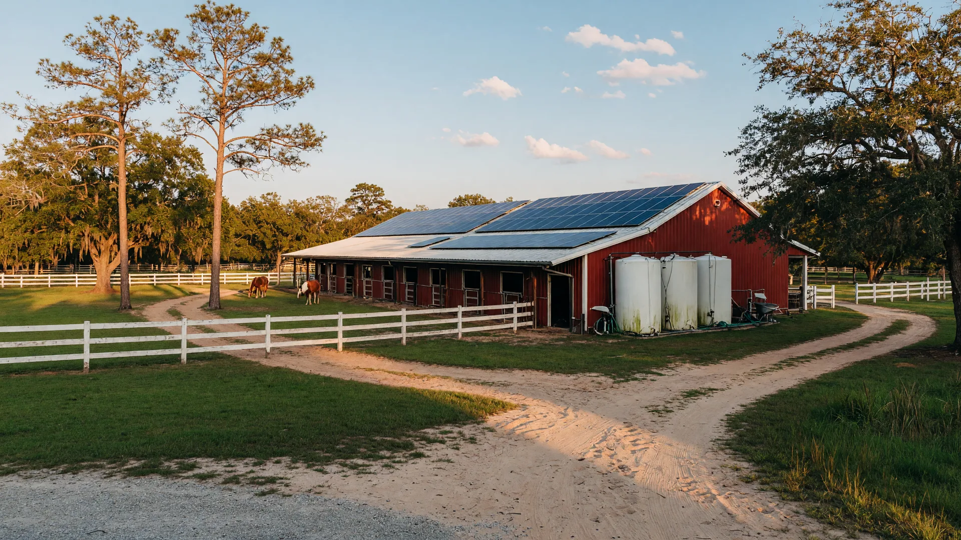 Photo: Sustainable Horsekeeping in Aiken's Sandhills: Eco-Friendly Features for Your Horse Property — Aiken SC horse property