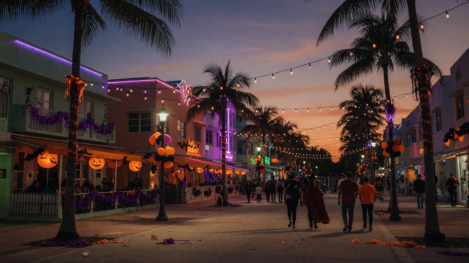 Header image for "Lincoln Road Turns Into a Halloween Block Party in Miami Beach"