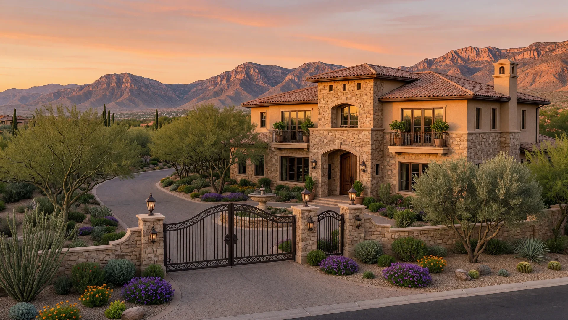 Sandalwood Luxury Homes: Gated Community in Stonebridge Village, Summerlin
