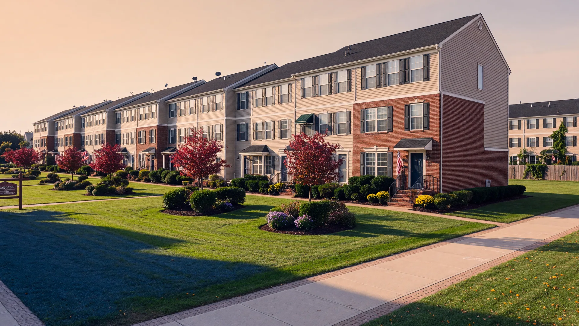 Townhouse community in Cherry Hill, NJ