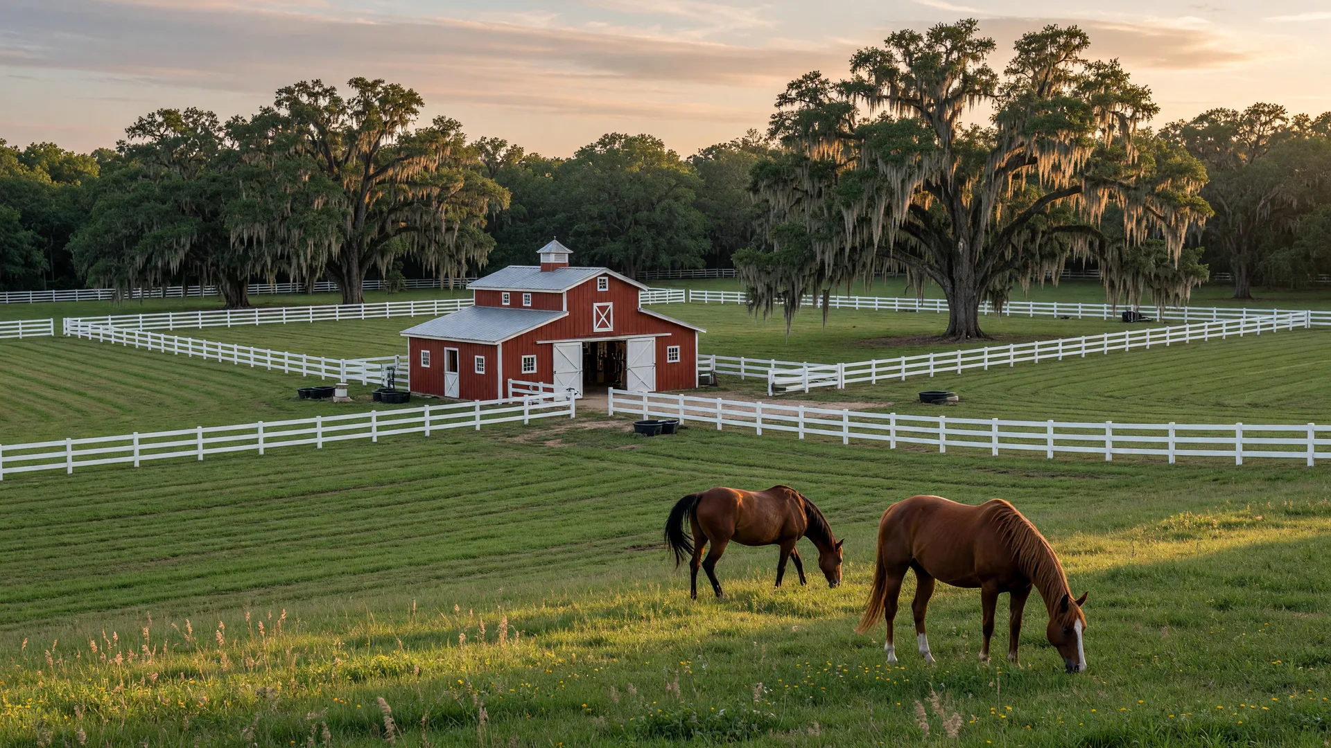 Photo: The Real Cost of Owning a Horse Property in Aiken, SC: A Buyer's Guide to Budgeting for Land, Barn, and Everyday Care — Aiken SC horse property