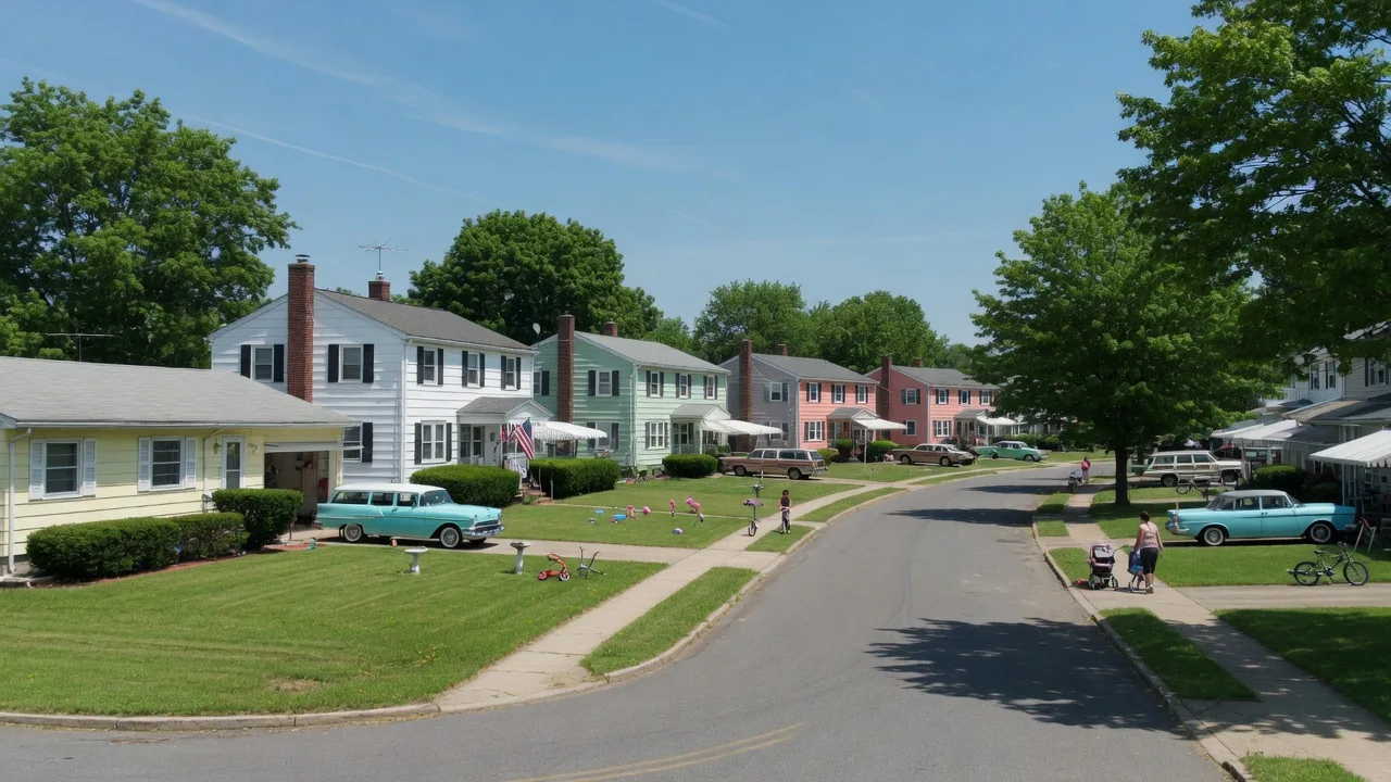 Levittown restaurants and shops