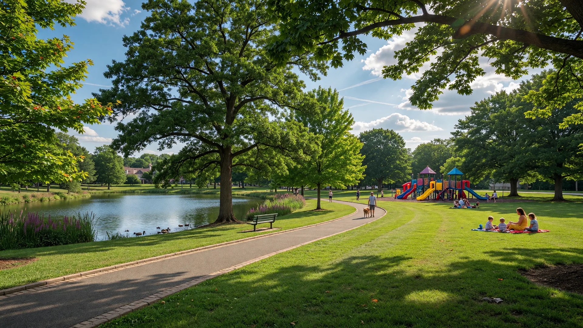 A park in Hamilton Township, New Jersey