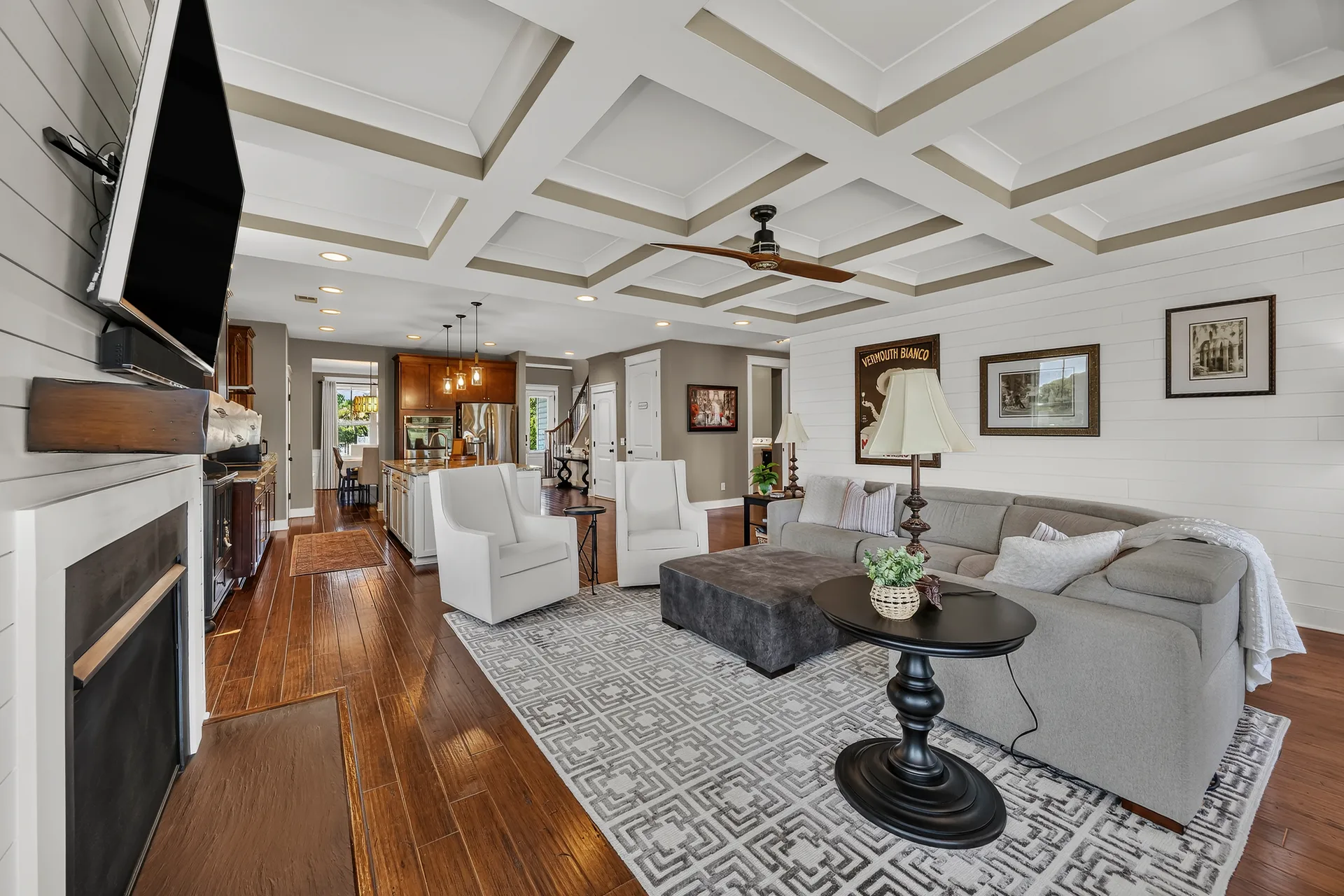 Living Room, Open Plan at 32 Hackney Pony Lane, Hilton Head Island SC