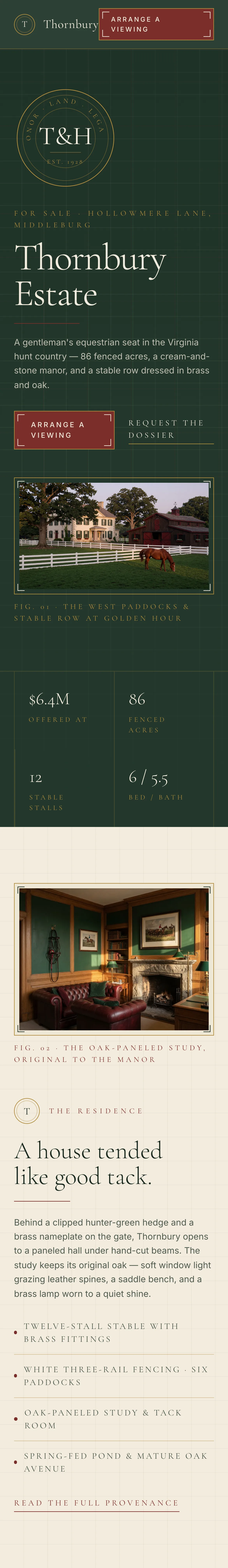 Listing site · Mobile