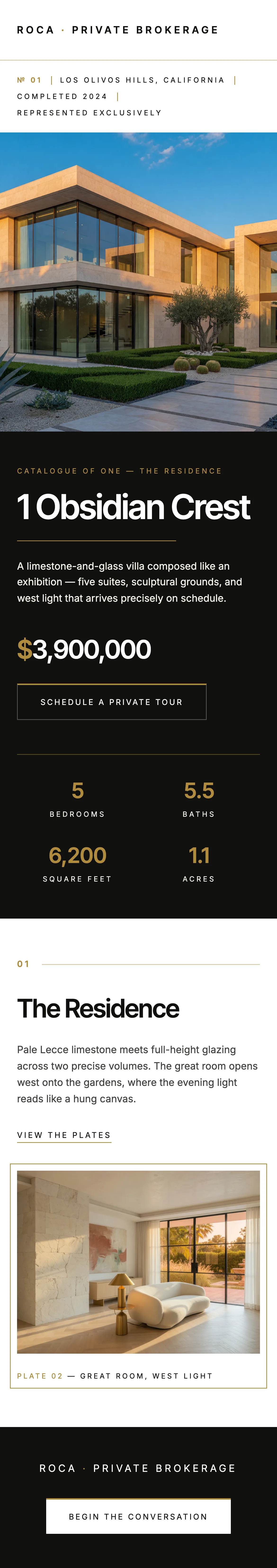 Listing site · Mobile