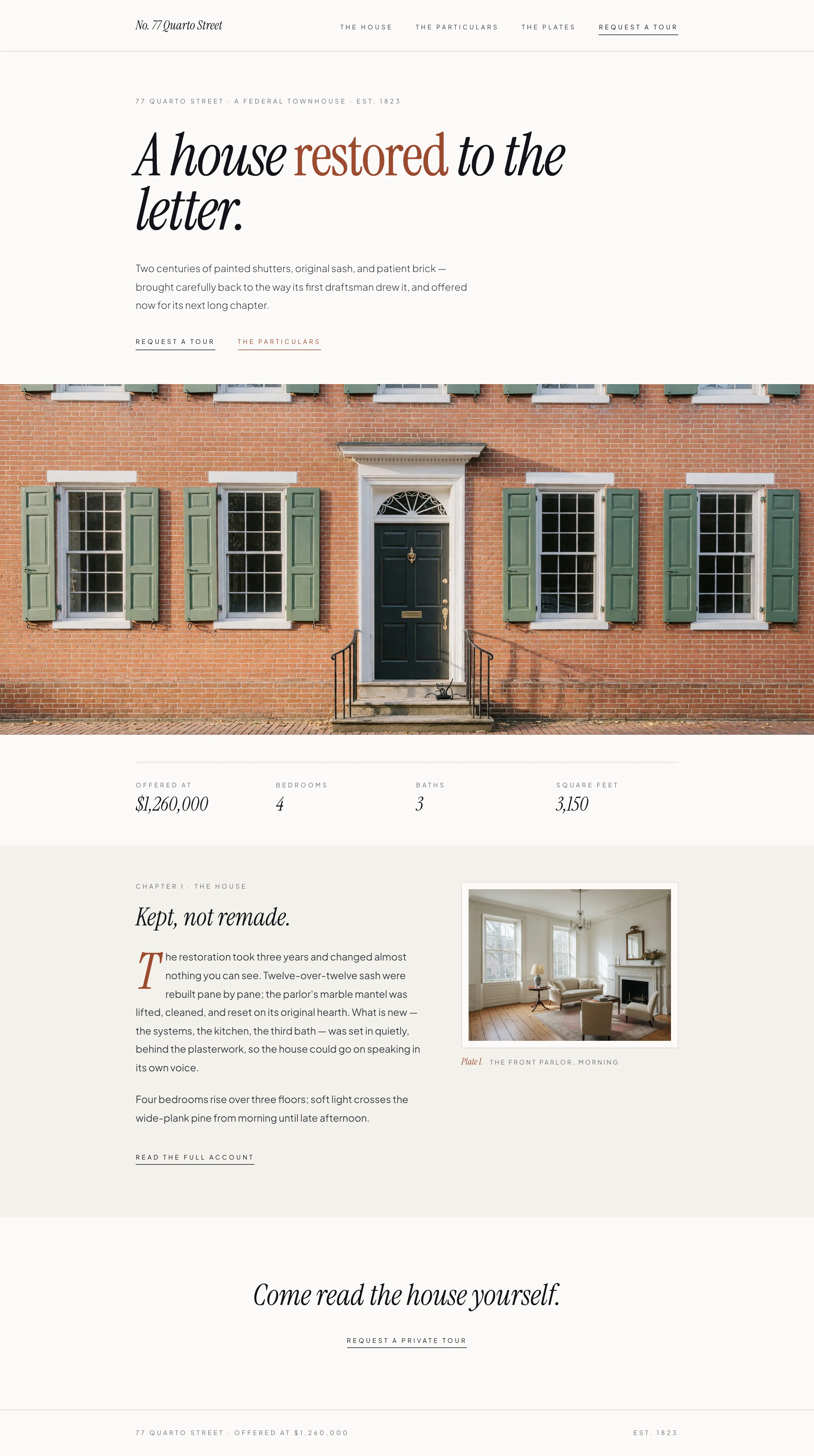 Timeline Quartz, shown as a listing site