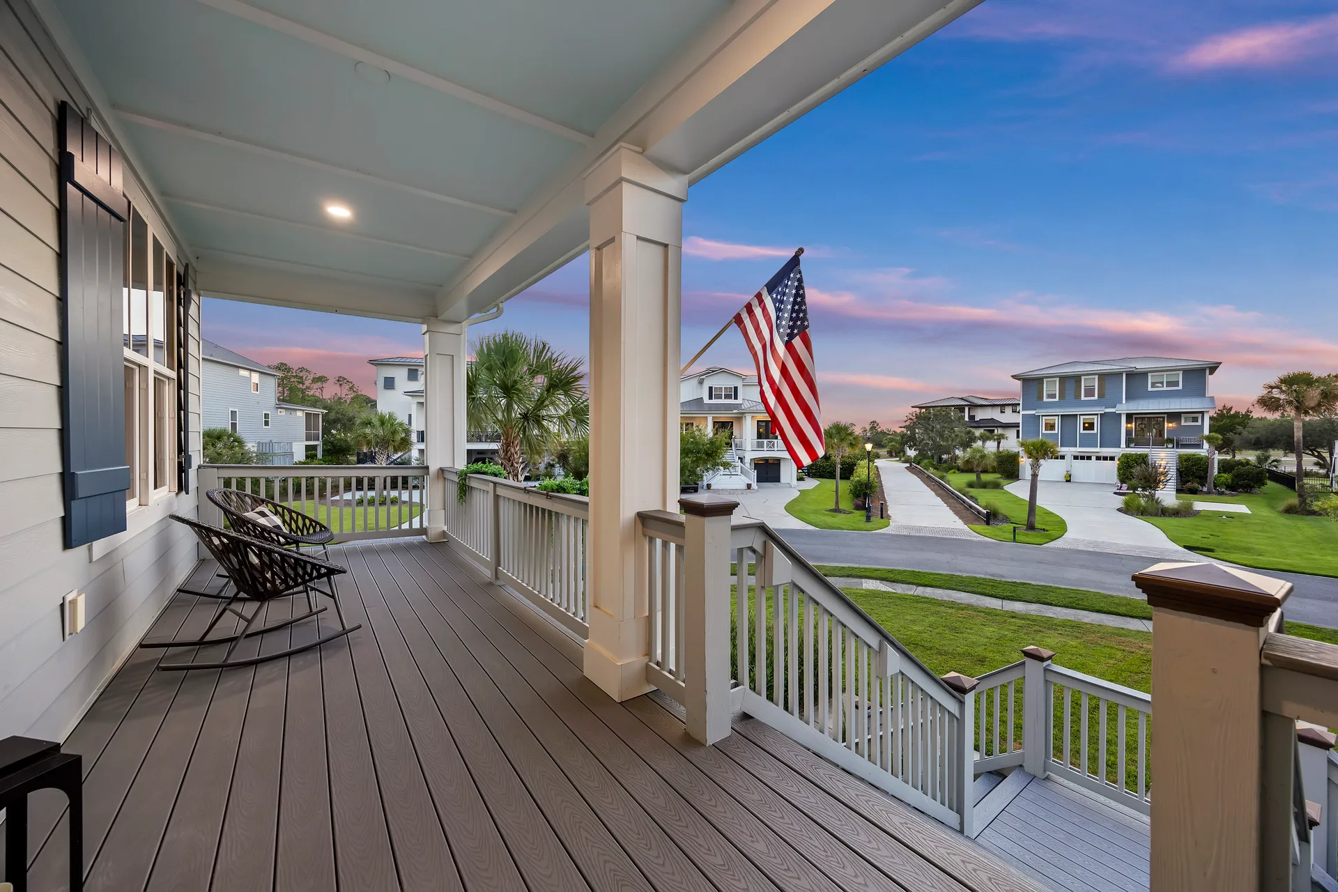 Front Porch View at 32 Hackney Pony Lane, Hilton Head Island SC