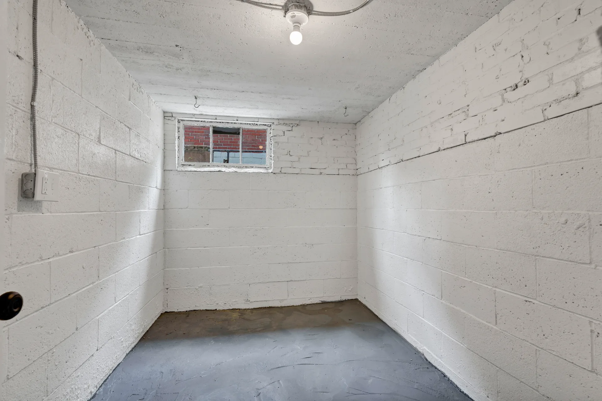 Basement storage/utility room