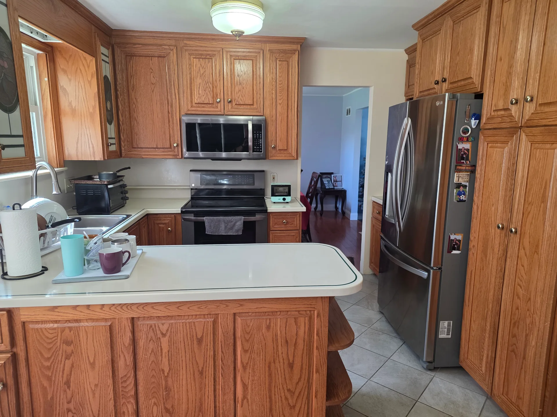 Kitchen cabinetry and appliances