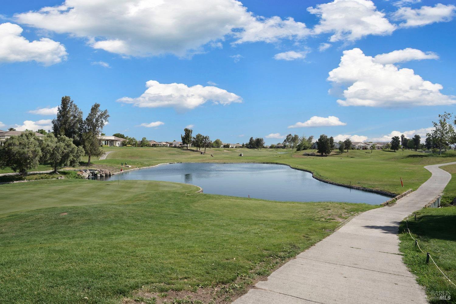 The 18-hole golf course at Trilogy Rio Vista, the 55+ active-adult community in Rio Vista, California
