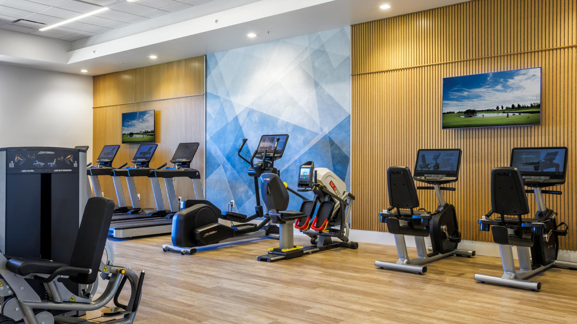The fitness center at Regency at Tracy Lakes in Tracy, California