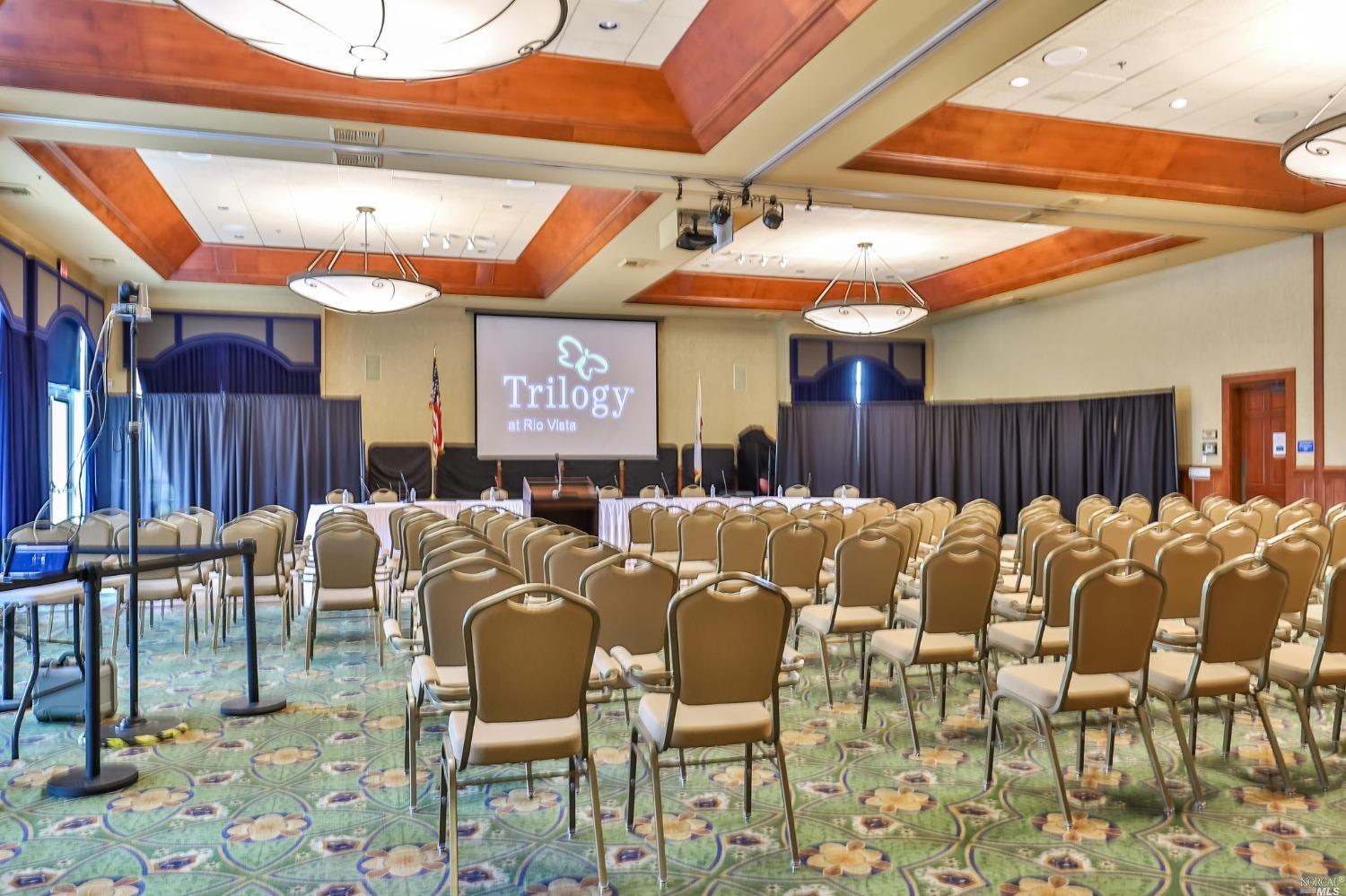 The ballroom at Trilogy Rio Vista, the 55+ active-adult community in Rio Vista, California