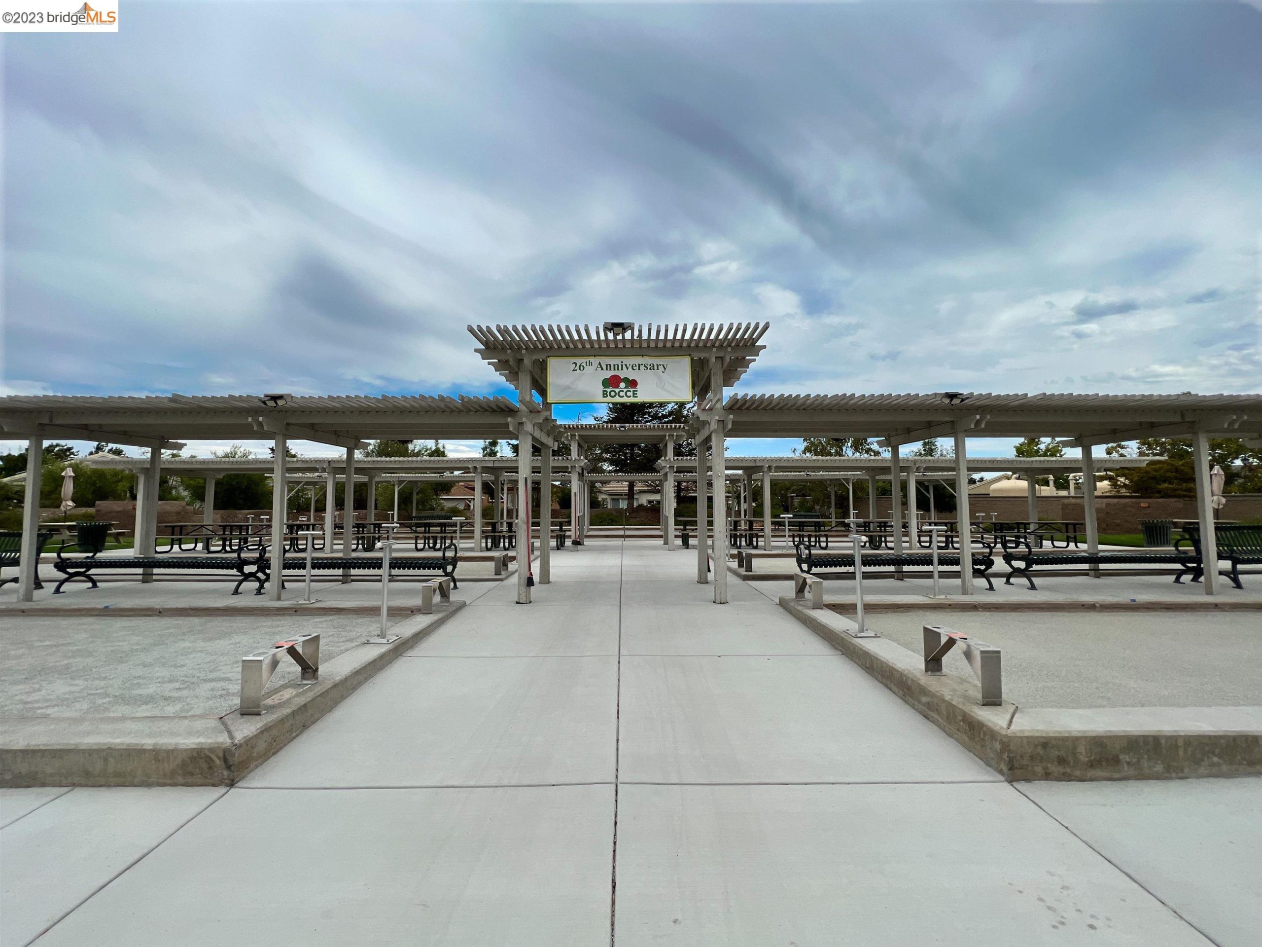 The pickleball courts at Trilogy Rio Vista, the 55+ active-adult community in Rio Vista, California