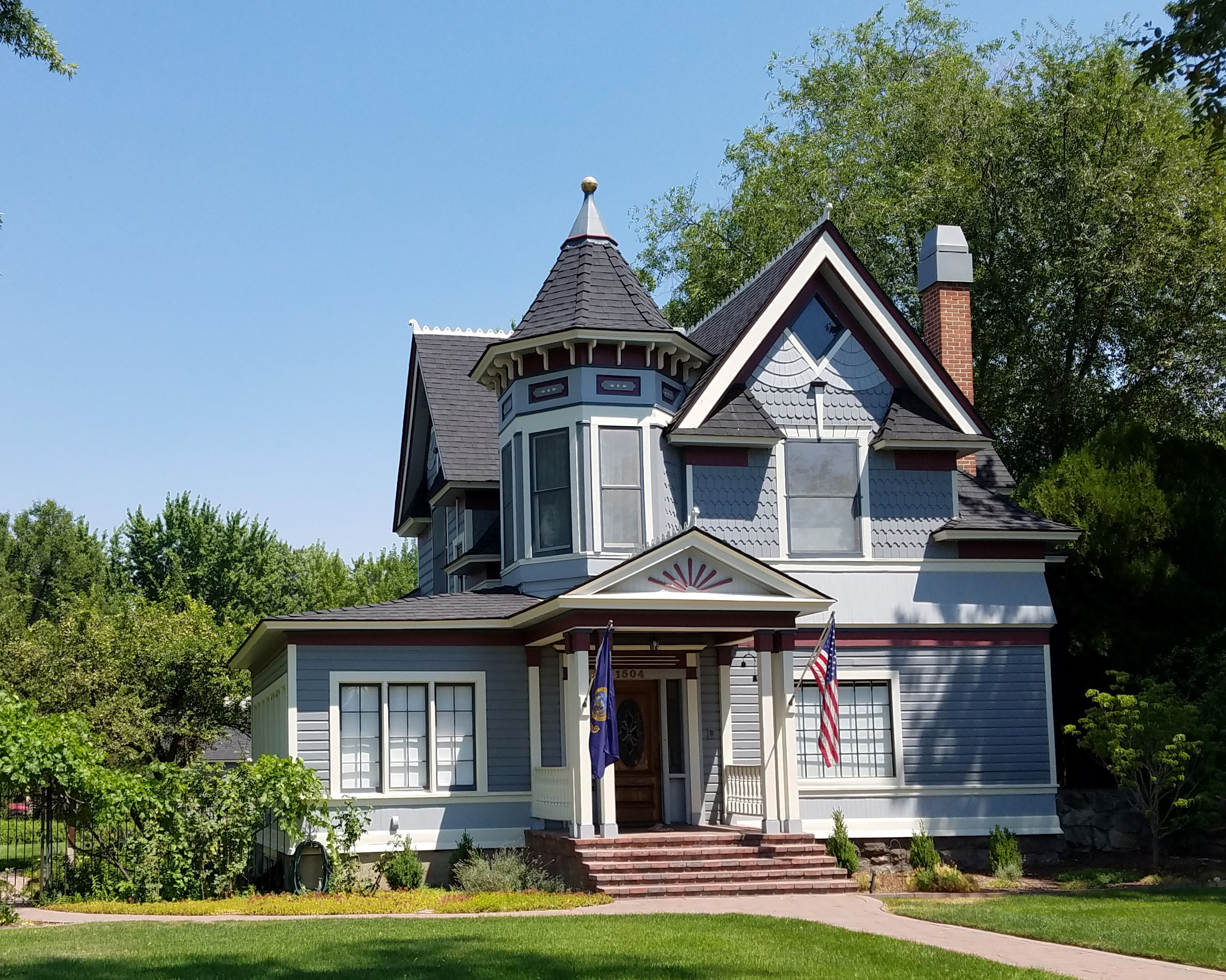 The Edward Payne House, a historic residence on Warm Springs Avenue
