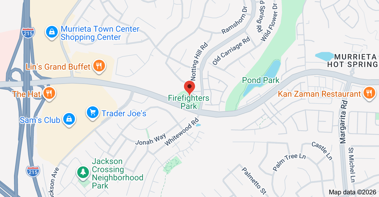 Firefighters Park Map in Murrieta