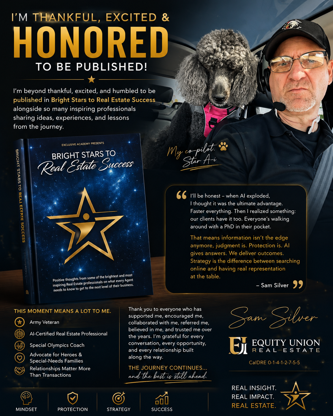 Bright Stars to Real Estate Success book cover featuring Sam Silver