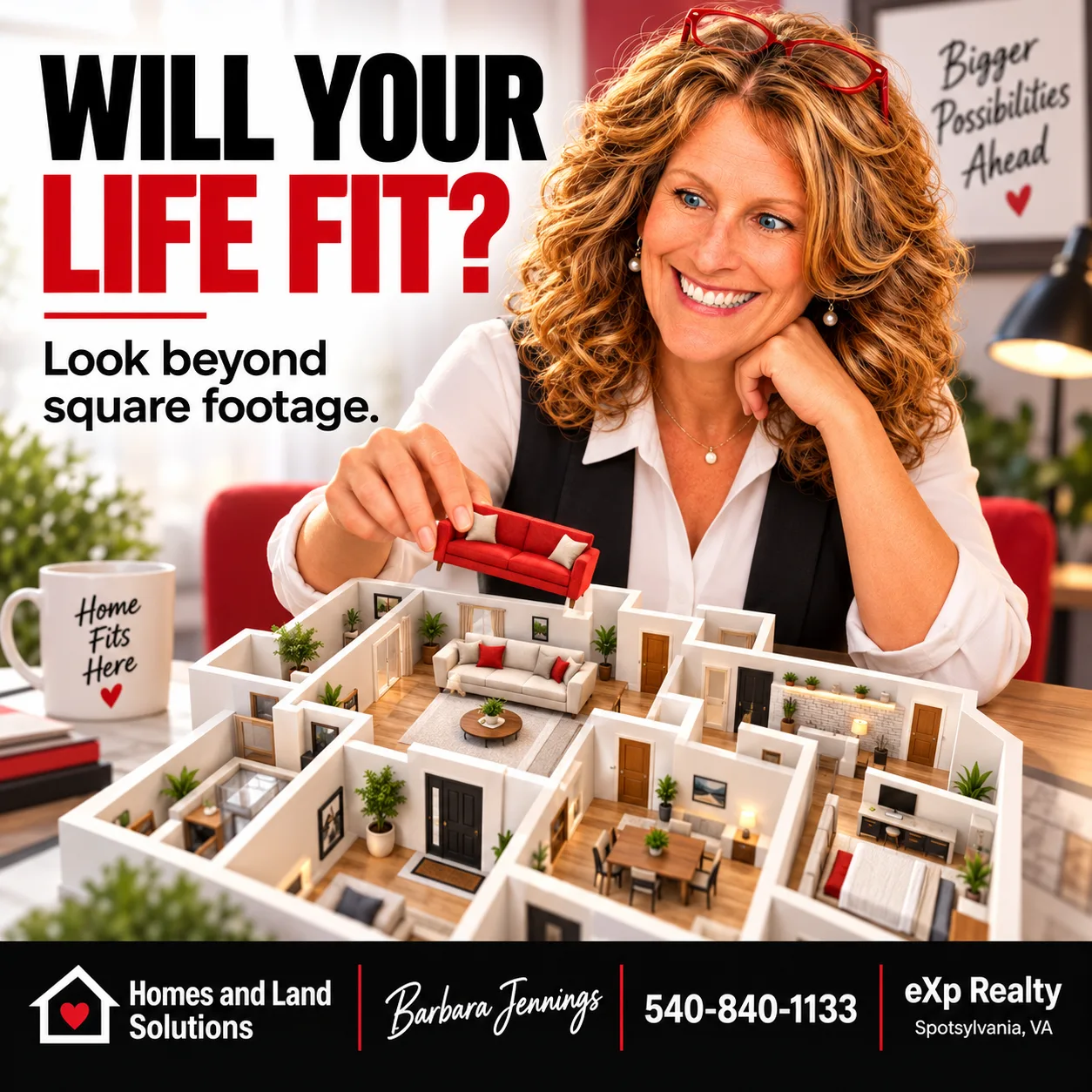 Illustrated floor plan showing how rooms connect in a home layout; not an advertised property