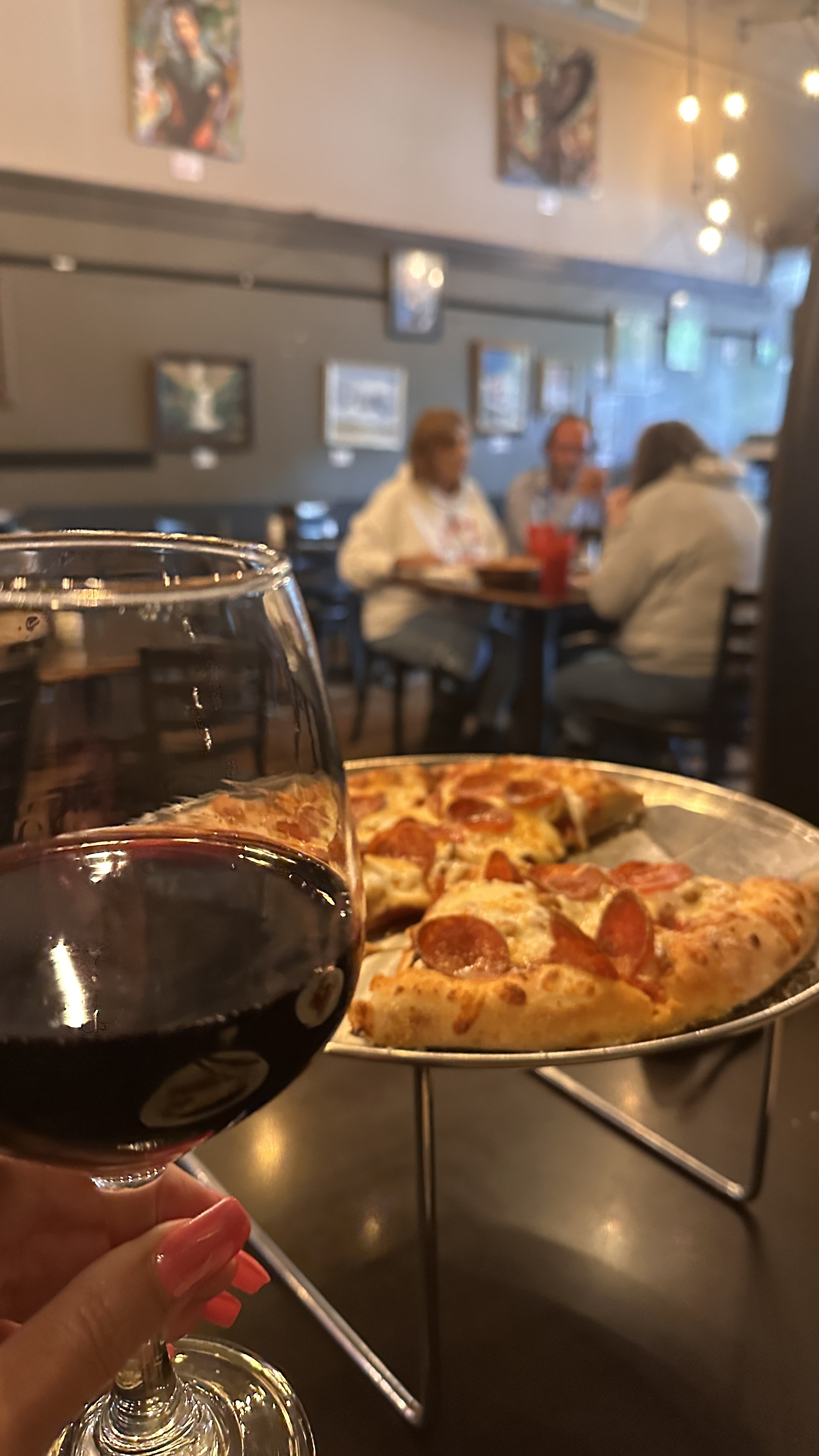 Atlas Pizza restaurant on the downtown Gainesville Square in Gainesville Georgia