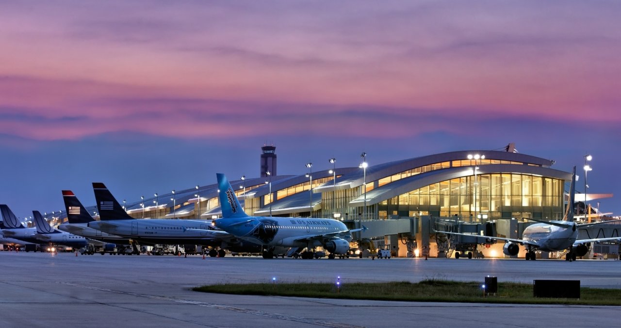 Raleigh-Durham International Airport (RDU), about a 30-minute drive from Knightdale, NC