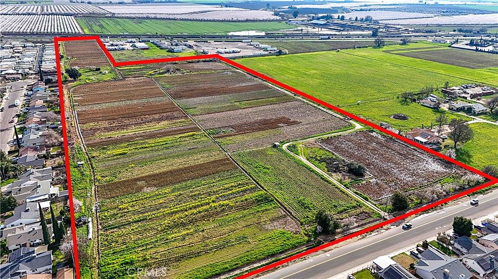 View of the 5-acre commercial zone with highway access