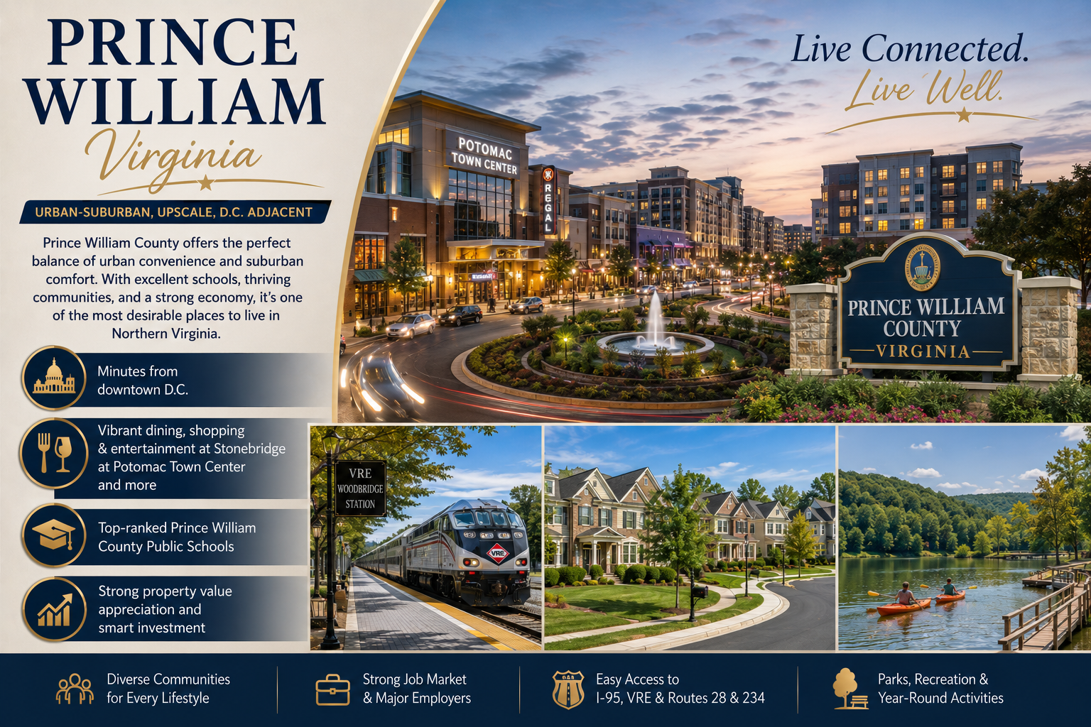 Park Center neighborhood in Prince William County Virginia