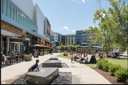 Modern mixed-use development in the NoMa neighborhood of Washington DC